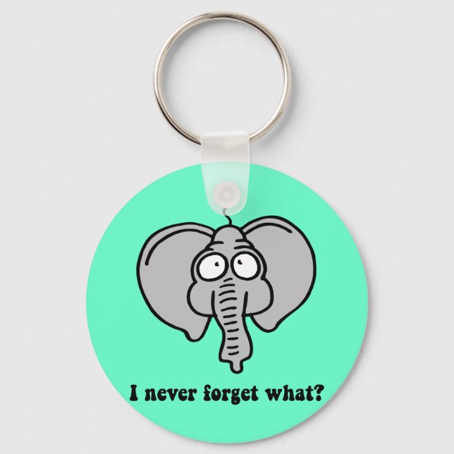 Funny elephant keychain (Front)