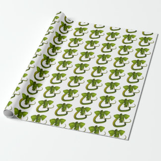 Funny Elephant Snake Hybrid Wrapping Paper