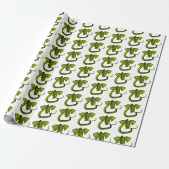 Funny Elephant Snake Hybrid Wrapping Paper by Emangl3D at Zazzle