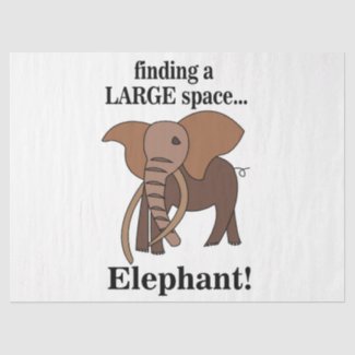 Funny Elephant Tissue Paper