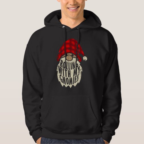 Funny Elf Beard Christmas Gnomies Matching Family  Hoodie