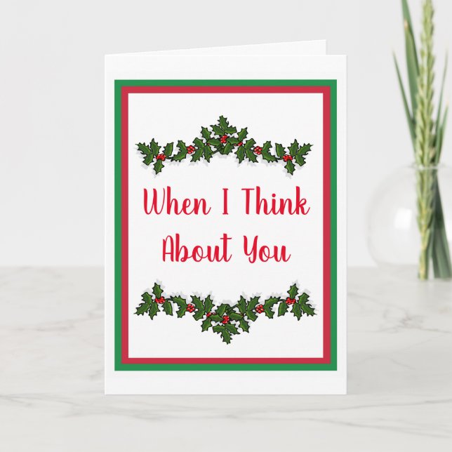 Funny Elf Christmas Card (Front)