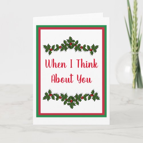 Funny Elf Christmas Card
