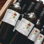 Funny Elf Christmas Elfed Up Wine Label<br><div class="desc">This design was created though digital art. It may be personalized in the area provided or customizing by choosing the click to customize further option and changing the name, initials or words. You may also change the text color and style or delete the text for an image only design. Contact...</div>