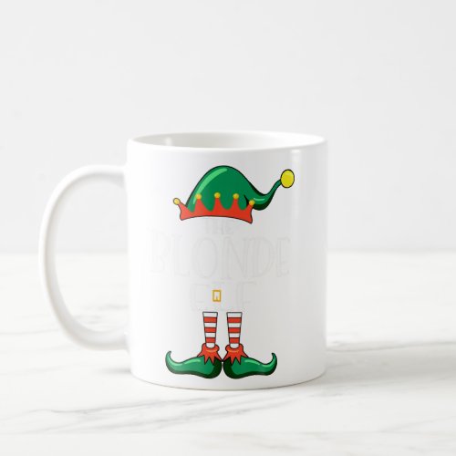Funny Elf Christmas Pajamas Family Shirt The BLOND Coffee Mug
