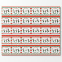 Merry Christmas Red Wrapping Paper