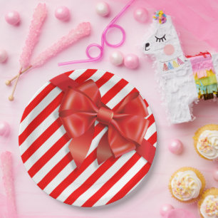 Funny Elf Legs Christmas North Pole Mischief Paper Plates