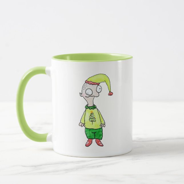 Funny Elf Mug (Left)
