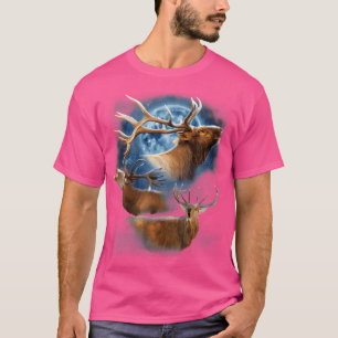 Funny Elk Hunting Shirt - Elk Shirt Elk Howling At