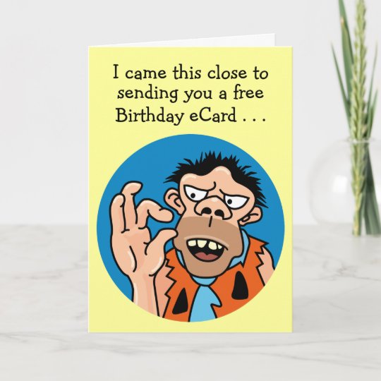 Funny Email Birthday Card