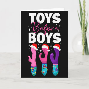 Funny Embarring Toys Before Boys Fun Adult Humour  Card