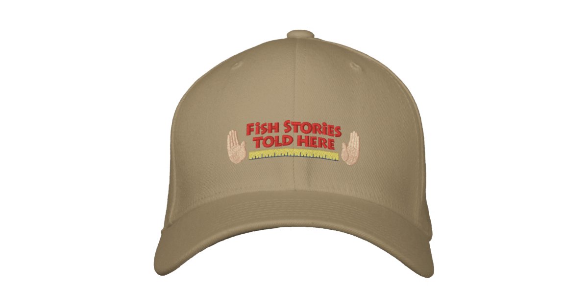 Fishing Baseball Caps, Fish Embroidered Hat