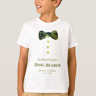 Funny emerald green Groomsman Tie Wedding T-Shirt