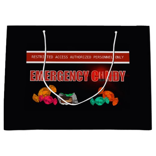  Funny Emergency Candy Safety First Large Gift Bag