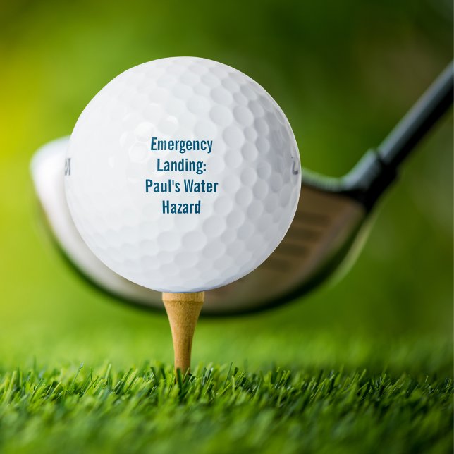 Funny Emergency Landing: [Name]’s Water Hazard Golf Balls (Creator Uploaded)