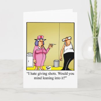 Funny Emergency Nurses Day Greeting Card by Spectickles at Zazzle