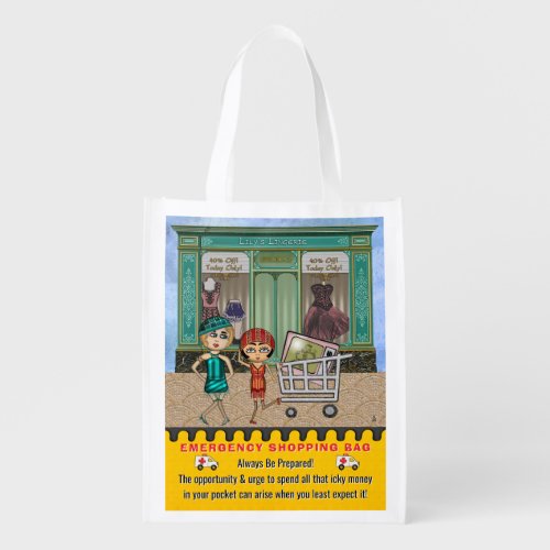 Funny Emergency Shopping Bag Personalized