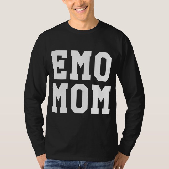 Funny Emo Mom Goth Punk Mother's Day Gift T-Shirt (Front)