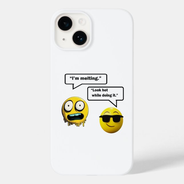 Funny Emoji iPhone / iPad Case (Back)