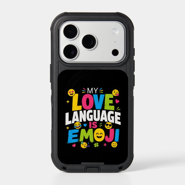 Funny Emoji Lover  iPhone 17 Pro Cases (Back)