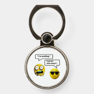 Funny Emoji Phone Ring Holder