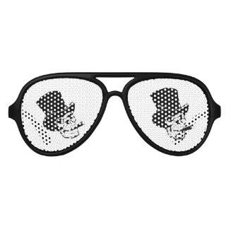 FUNNY EMOJI. SKULL SMOKING WITH A HAT AVIATOR SUNGLASSES