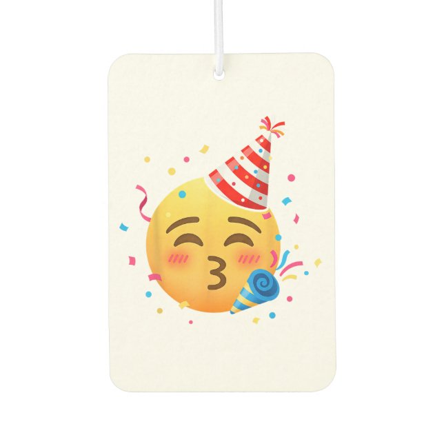 Funny Emoticon Party Air Freshener (Front)