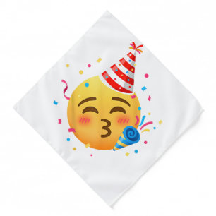 Funny Emoticon Party Bandana
