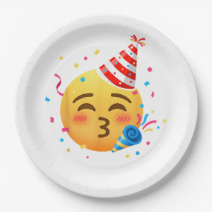 Funny Emoticon Party Paper Plates