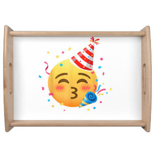 Funny Emoticon Party Serving Tray