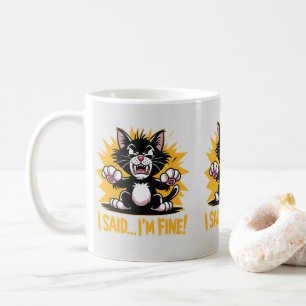 Funny Emotional Support Cats Lover Cat Moms & Dads Coffee Mug
