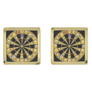 Funny Emotions Faces Cufflinks