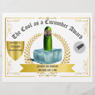 Funny Employee Appreciation - Cool as a Cucumber