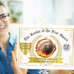 Funny Employee Appreciation - Rookie of the Year<br><div class="desc">Funny employee appreciation awards lift morale and motivate people. They are a great way to recognize employees for their unique contributions – while also connecting people through humor. Every company has a different idea of what’s funny within the context of the culture of their organization. That’s why we've created several...</div>