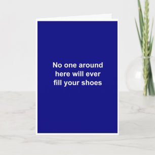 funny employee goodbye card