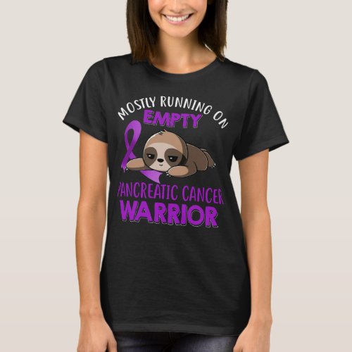 funny empty pancreatic cancer warrior survivor T_Shirt