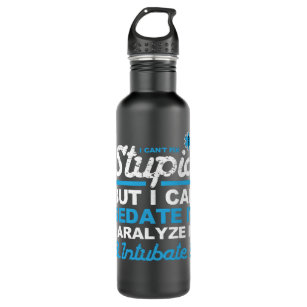 Funny EMS design EMT Paramedic nurse Firefighter   Stainless Steel Water Bottle