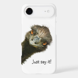 Funny Emu Just Say It iPhone 17 Air Case