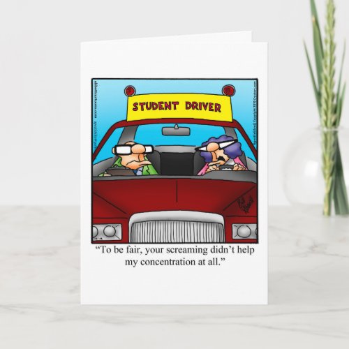 Funny Encouragement Humor Greeting Card