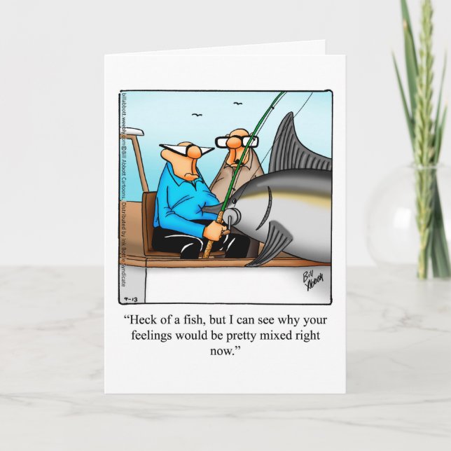 Funny Encouragement Humor Greeting Card (Front)