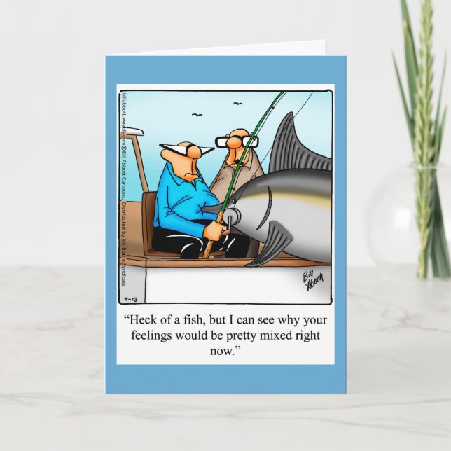 Funny Encouragement Humor Greeting Card (Front)