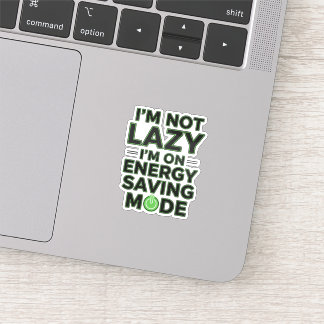 Funny Energy Saving Mode Sticker