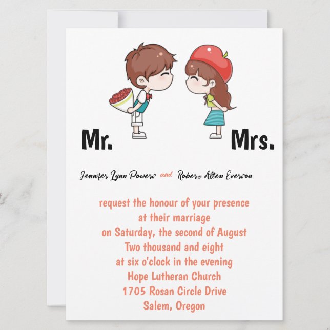 Funny Engagement Party Invitations (Front)