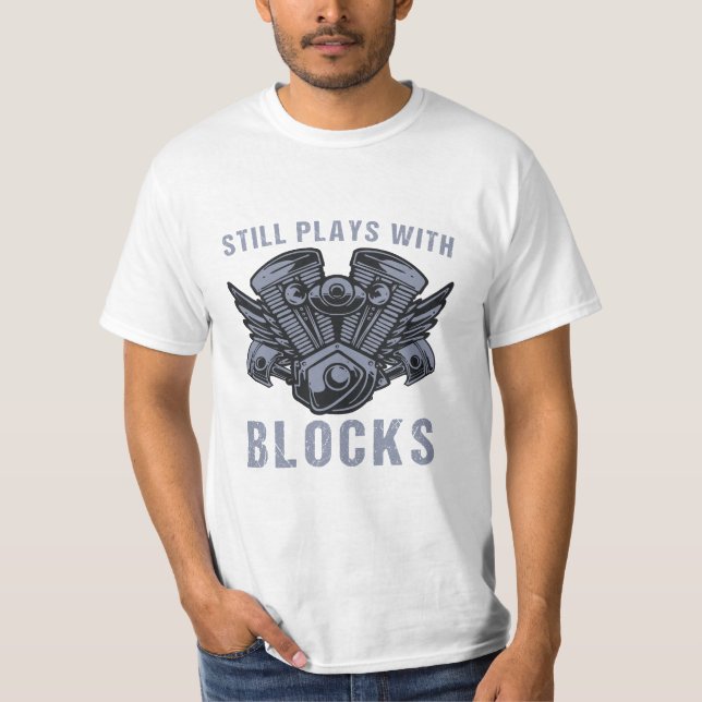 Funny Engine Mechanic Humor for Car Repair Garage  T-Shirt (Front)