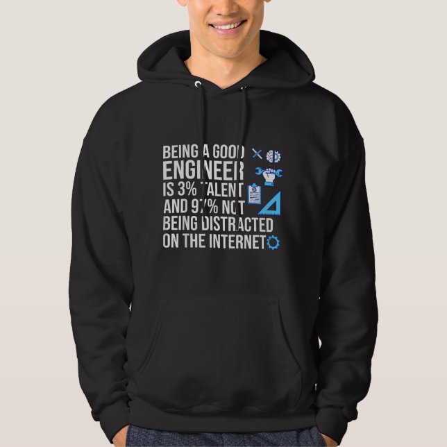 Funny Engineer Art Men Women Computer Software Eng Hoodie (Front)