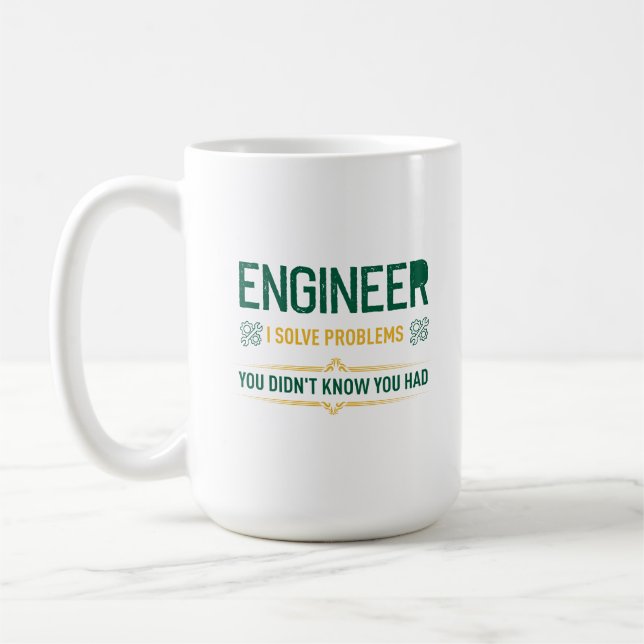 Funny Engineer Coffee Mug Trust Me I'm An Engineer (Left)