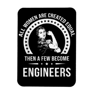 Funny Engineer For All Women Are Created Equal Magnet