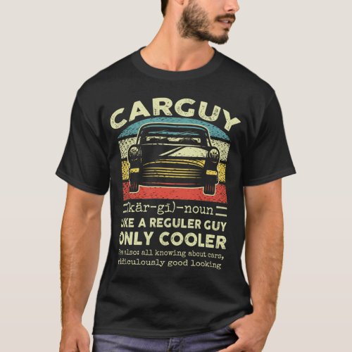 Funny Engineer Mechanic Car Guy Definition Classic T_Shirt