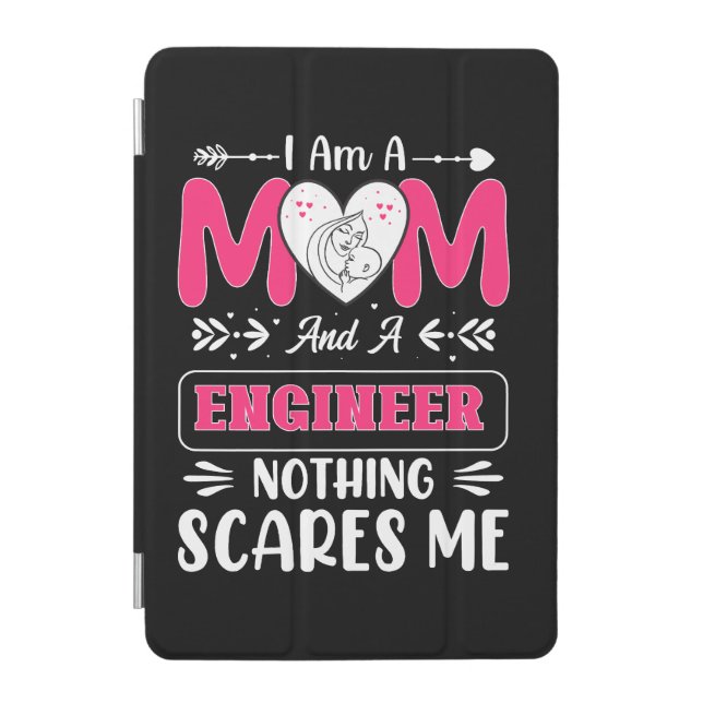 Funny Engineer Mom, Engineer Mom iPad Mini Cover (Front)