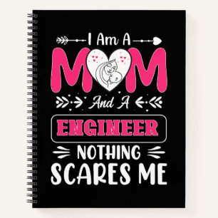 Funny Engineer Mom, Engineer Mom Notebook